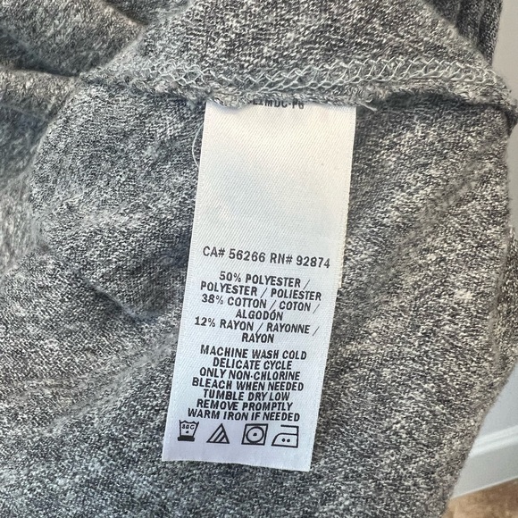 Splendid gray cap sleeve tee with ruffles Size Small - Picture 2 of 5